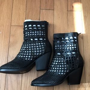 Jeffrey Campbell black booties